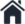 Little icon with a face on view of a black house